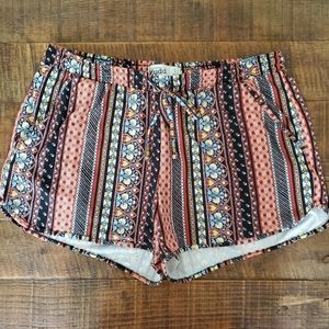 Mudd Soft Elastic Pull On Shorts